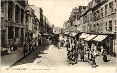 Cherbourg Rue de la Fontaine Tram Vapeur