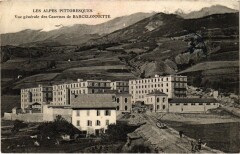 Vue generale des Casernes de Barcelonnette à Barcelonnette