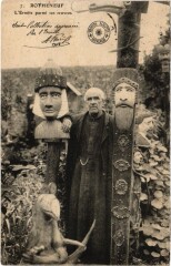Rotheneuf - L'Ermite parmi ses ceuvres