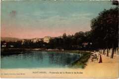 Saint-Mihiel - Promenade sur la Meuse et les Roches à Saint-Mihiel