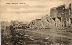 Saulx nach der Schlacht - Rue - Ruines