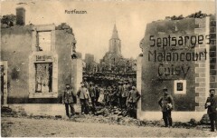 Montfaucon - Town Scene - Ruines