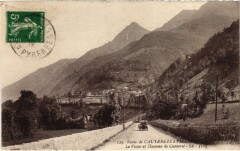 Route de Cauterets a Pierrefitte - Le Viscos et Hameau de Cancerié à Cauterets