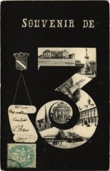 Troyes - Souvenir Collage dans 3 à Troyes