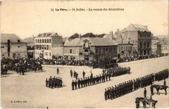 Militaire - La Fere - 14 Juillet - La remise des décorations