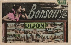 Dijon - Un bonsoir collage à Dijon
