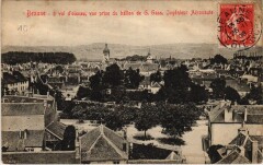 Beaune - a vol d'oiseau prise du ballon de G.Gass à Beaune