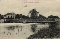 Stenay - La meuse et la barrage à Stenay