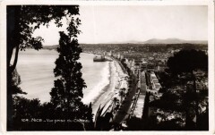 Nice- vue prise du Chateau France