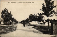 Militaire Camp de Sissonne - Entrée du Camp - Route de à Sissonne