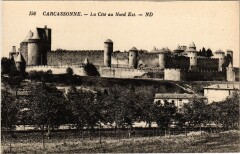 Carcassonne La Cite au Nord Est France à Carcassonne