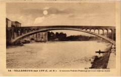 Villeneuve-s-Lot Nouveau Pont des Tramways -
													47 Lot et Garonne
												