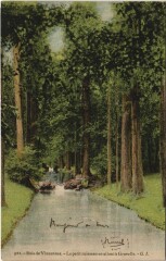 Carte postale ancienne Bois de Vincennes - Le petit ruisseau en allant à Gravelle
                                                                     à Paris
                                