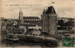 Saint-Servan La Tour Solidor vue de la Cite France