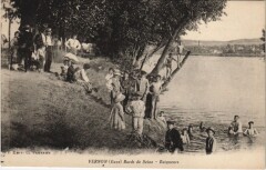 Vernon-Bords de Seine-Baigneurs à Vernon