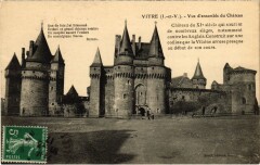 Vitre Vue d'ensemble du Chateau France
