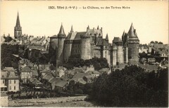 Vitre Le Chateau, vu des Tertres Noirs France