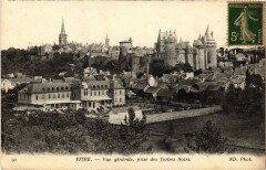 Vitre Vue Generale, prise des Tertres Noirs France