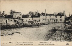 La Ferme de Poligny Detruite par les Allemands