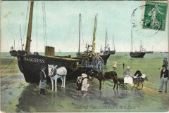 Berck-Plage - Les Bateaux a Maree Basse à Berck