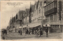 Berck-sur-Mer - L'Esplanade Angle de la Rue de la Mer à Berck