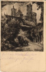 Laon- Auffahrt vom Bahnhof France