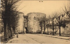 Laon- carte photo France