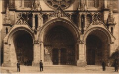 Laon- Kathedrale ,Portal France