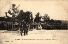 Militaire Saint-Mihiel - Le Drapeau des Chasseurs á Pied à Saint-Mihiel