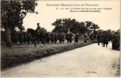 Militaire - Grandes Manoeuvres de Piacerdie Le 120e