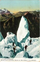 Chamonix - Seracs de la Jonction Route du Mont-Blanc et le Brevent -
													74 Haute Savoie
												