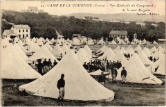 Militaire Camp de La Courtine - Vue Générale du Campement à La Courtine
