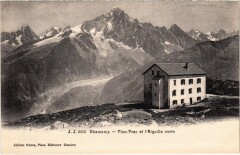 Chamonix - Plan Praz et l'Aiguille verte -
													74 Haute Savoie
												