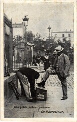 Paris Petits Metiers le Decrotteur
