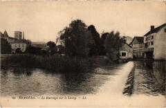 Nemours Le Barrage sur le Loing à Nemours