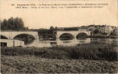 Pont sur la Marne