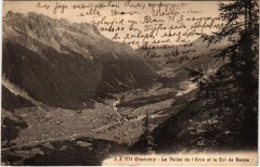 Chamonix - La Vallée de l'Arve et le Col de Balme