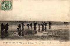 Charente-inf. - Ile d'Oleron - Le Chateau - Départ des Pécheurs et