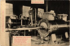 Carte postale ancienne Au Pays Noir - Machine d'Extraction
                                