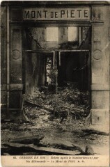 Militaire - Reims apres le Bombardement par les Allemandes -
																					51100 Reims
																			