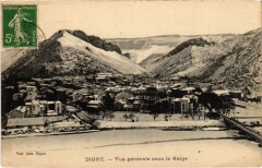 Digne Vue generale sous la Neige -
													04 Alpes de Hautes Provence
												