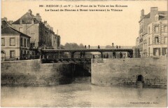 Redon - Le Pont de la Ville et les Ecluses à Saint-Nicolas-de-Redon