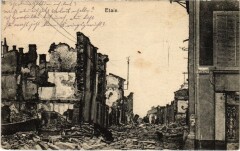 Etain - Town Scene - Ruines à Étain