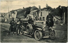 Vigneulles-les-Hattonchatel nach der Beschiessung - Auto