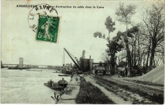 Andrézieux - Chantier d'Extraction du sable dans la Loire -
													42 Loire
												