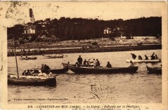 Capbreton-sur-Mer - Le Signal - Barques sur le Boudigau à Capbreton