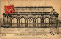 Troyes - La Nouvelle Gare Facade Plans à Troyes