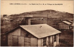 Les Laumes - Le Dépot du P.L.M. et Village de Sainte-Reine