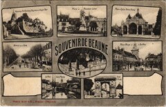 Beaune - Souvenir collage à Beaune