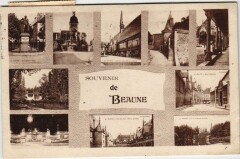 Beaune - Souvenir collage à Beaune